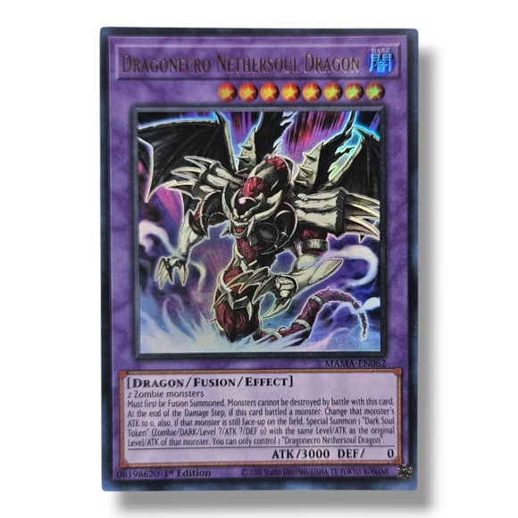 Dragonecro Nethersoul Dragon Carta Yugioh! Inglés Ultra Rare